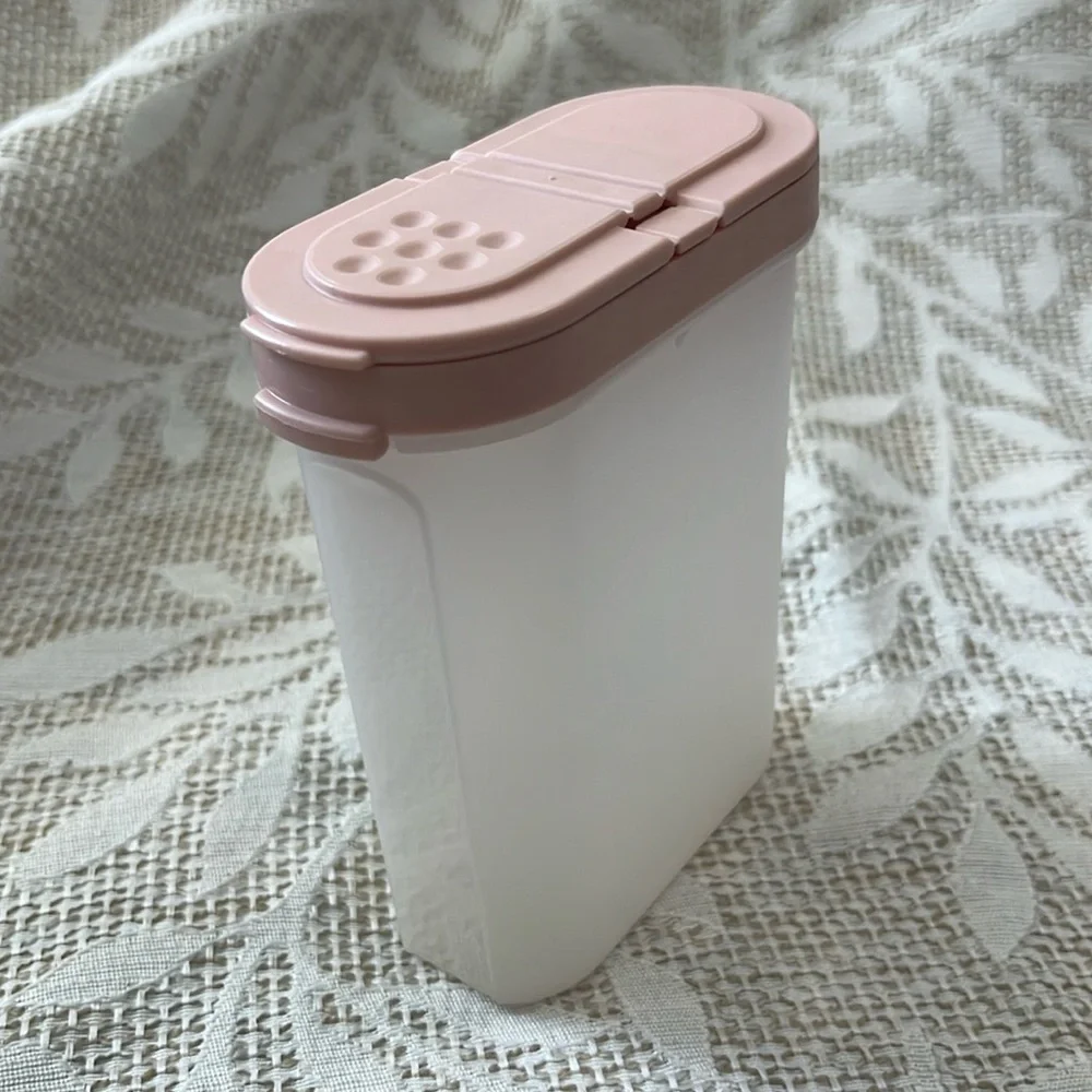 Tupperware Modular Mates Pink Spice Shakers Containers Set of 4